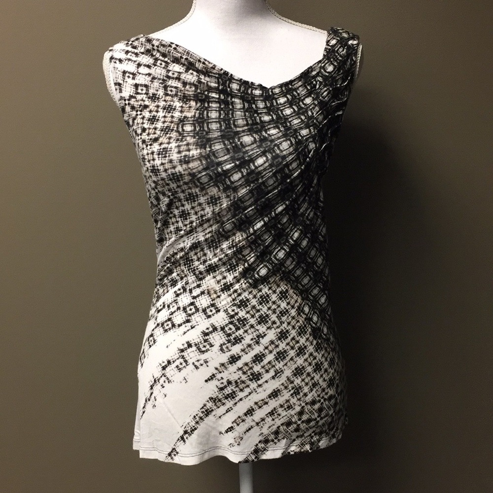 Anthropologie Geo Print Shirt, M